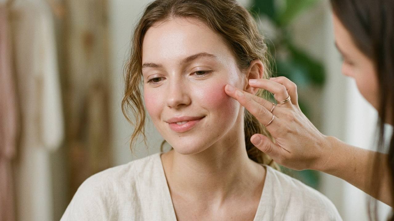 A técnica do Boyfriend Blush: o truque de maquiagem que aplica o produto mais baixo nas bochechas para um ar corado natural