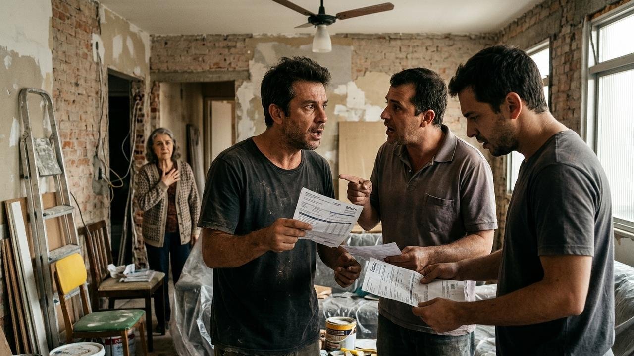 Três irmãos juntam R$ 18 mil para reformar a casa da mãe e encontram notas fiscais de materiais que nunca chegaram à obra