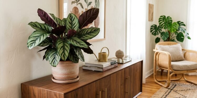 A calatéia pertence à família Marantaceae e reúne plantas ornamentais conhecidas pela beleza das folhas.