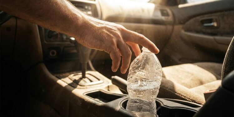 O perigo invisível de beber a água da garrafa esquecida dentro do carro quente: o que o calor provoca no plástico sem você notar