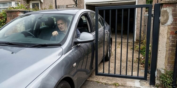 Homem encomenda portão sob medida por R$ 8.700 e, depois da instalação, percebe que abertura ficou estreita demais para o carro que usa todos os dias