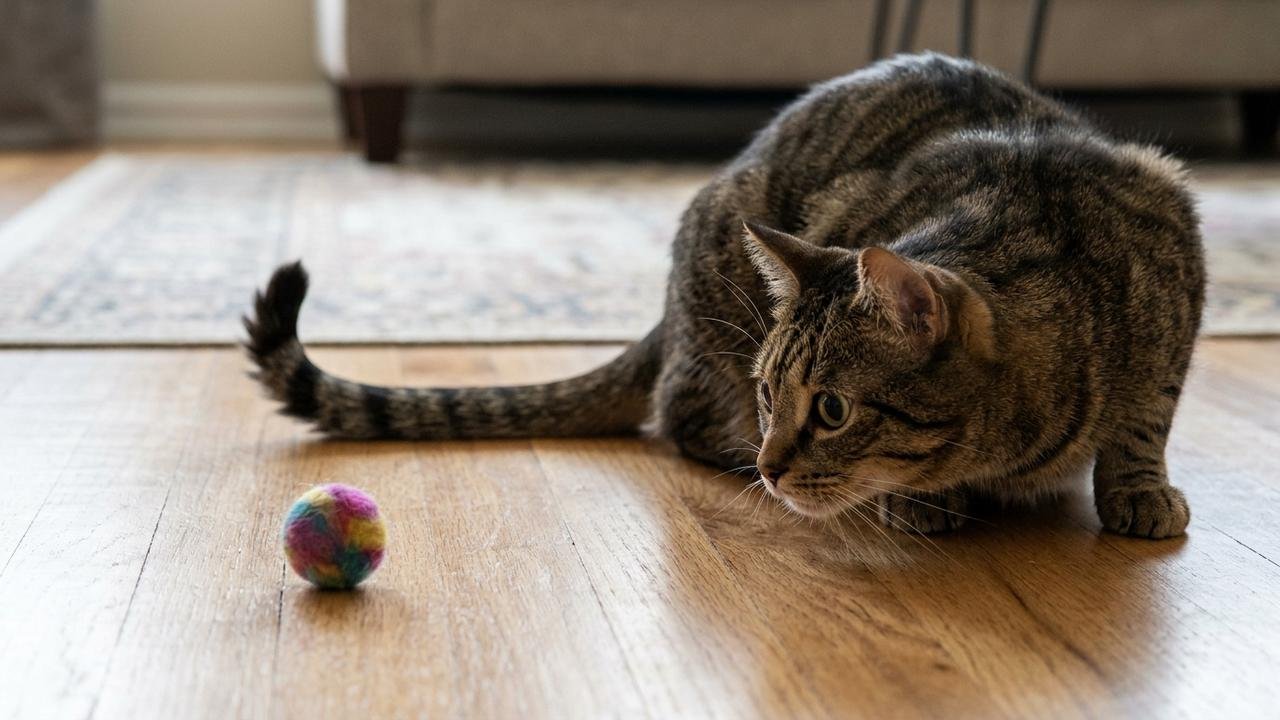 O que significa quando o gato abana a ponta do rabo lentamente
