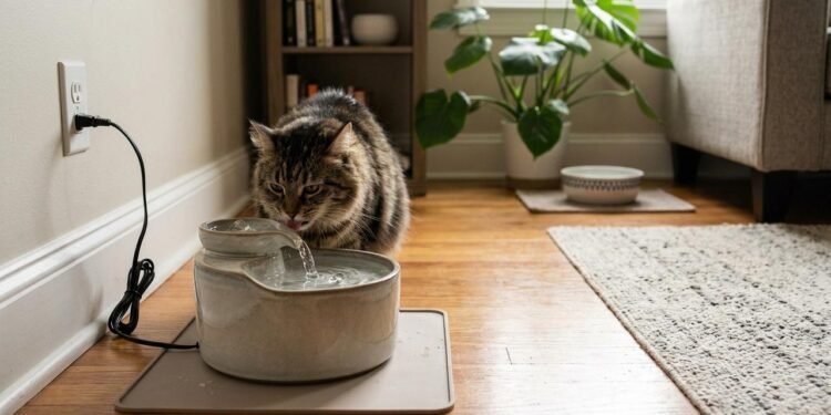 Uma referência frequentemente utilizada na nutrição felina é o consumo de aproximadamente 50 ml de água por quilo de peso corporal diariamente.