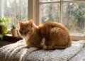 O que significa quando o gato dorme com as patas escondidas embaixo do corpo