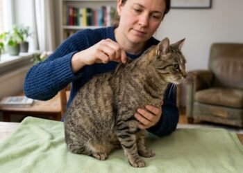 O teste da pele que todo tutor de gato pode fazer em casa para perceber um possível sinal de desidratação