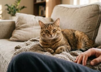 O que significa quando o gato pisca lentamente para o dono