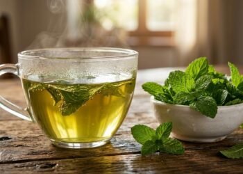 Tomar chá de hortelã-pimenta após o almoço: como o composto mentol relaxa os músculos do estômago e combate o estufamento e a má digestão