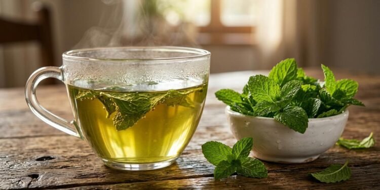 Tomar chá de hortelã-pimenta após o almoço: como o composto mentol relaxa os músculos do estômago e combate o estufamento e a má digestão