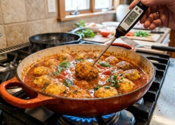 Os cozinheiros concordam: “Para deixar as almôndegas mais macias, não adicione mais farinha de rosca, mas sim 50g de ricota.”