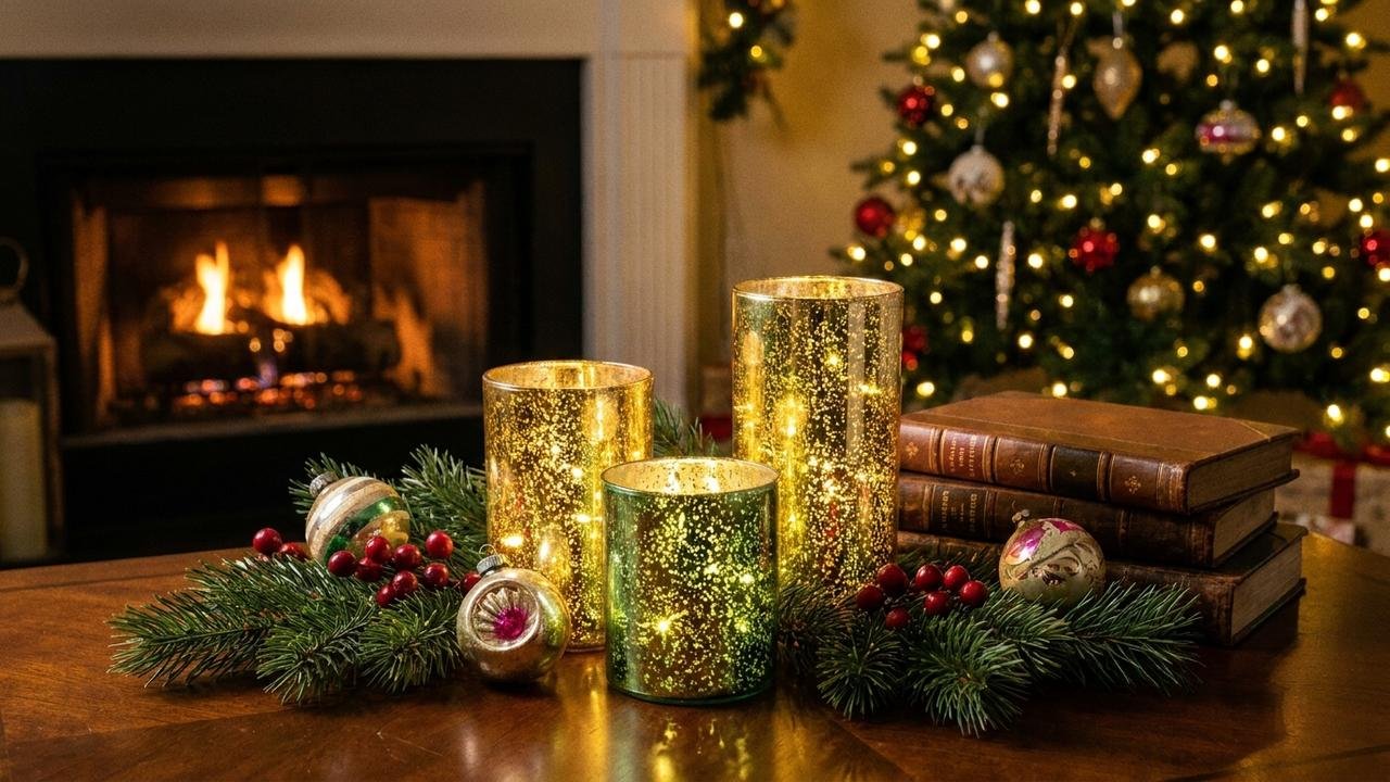 velas de Natal LED