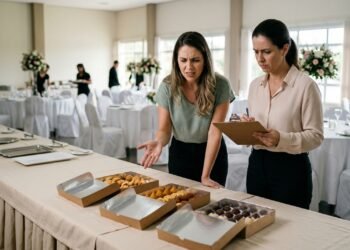 Cliente encomenda 300 salgados e doces para festa de casamento, paga R$ 1,6 mil antecipadamente e recebe quantidade menor poucas horas antes da chegada dos convidados