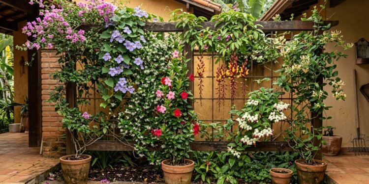 O muro sem vida que pode virar um jardim cheio de flores