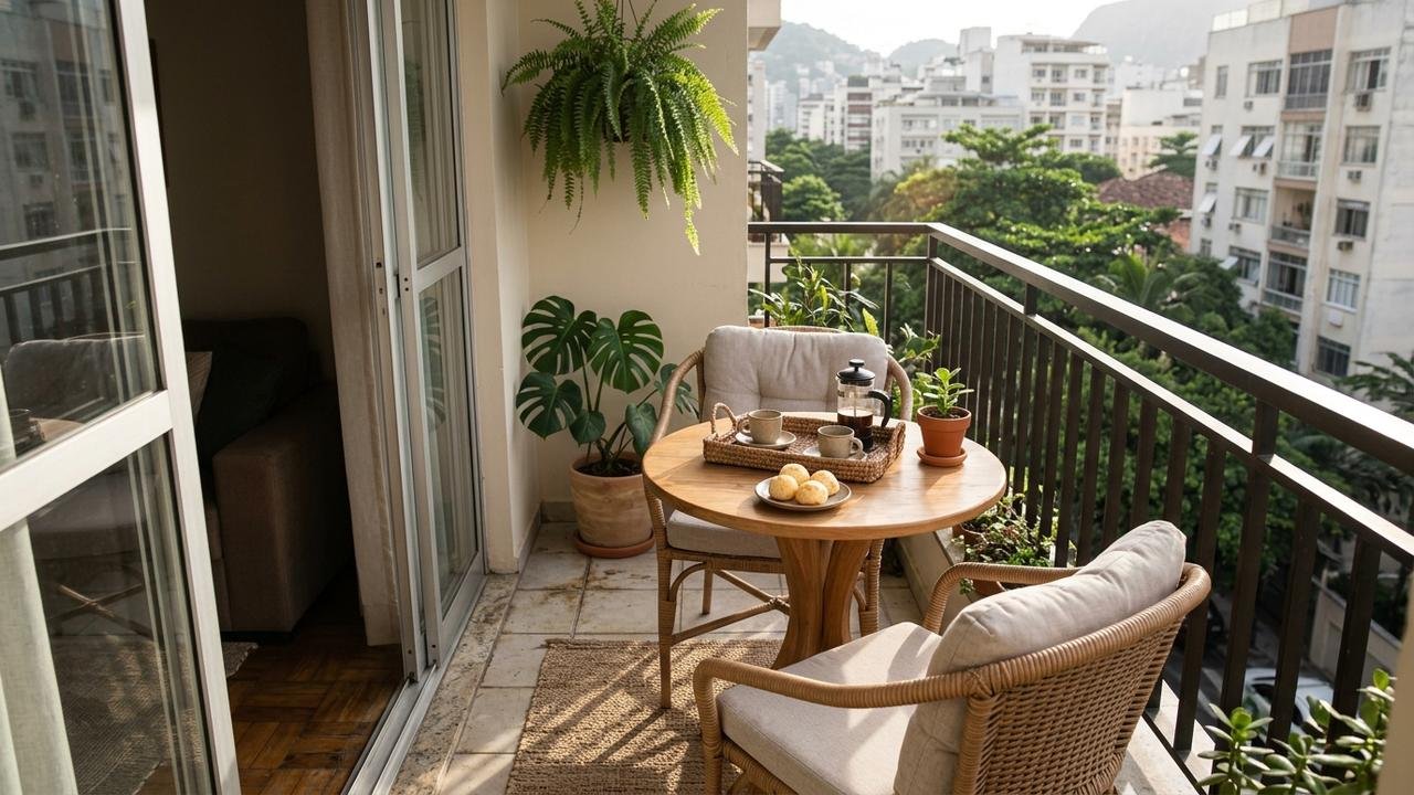 6 ideias para montar um cantinho do café na varanda e transformar poucos metros quadrados em um espaço aconchegante