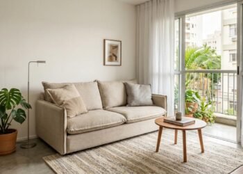 Diga adeus às almofadas no sofá da sala: a nova tendência que amplia o espaço e se inspira em hotéis de luxo