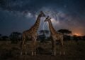 A comunicação silenciosa das girafas que surpreendeu os biólogos: como o animal sem cordas vocais usa o infrassom para se comunicar à noite