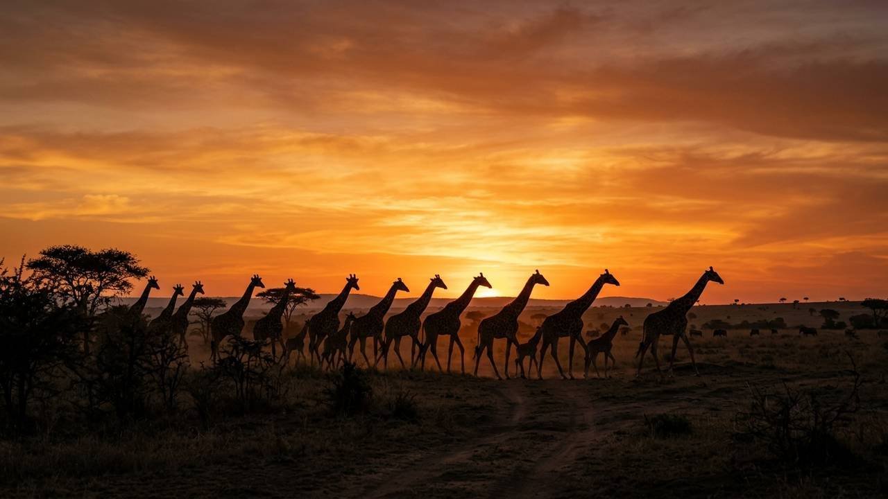 A comunicação silenciosa das girafas que surpreendeu os biólogos: como o animal sem cordas vocais usa o infrassom para se comunicar à noite