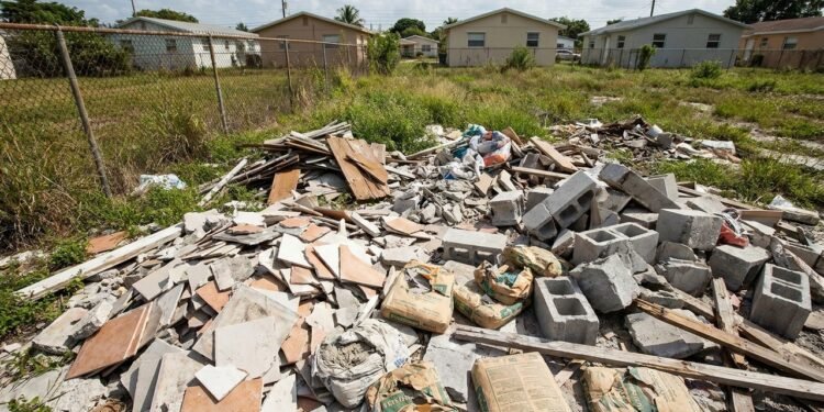 Família contrata empresa para retirar entulho da reforma e descobre dias depois que material foi deixado em terreno vazio próximo ao próprio bairro