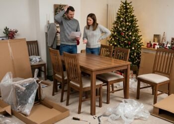 Casal compra mesa para oito pessoas antes de receber parentes no fim do ano e percebe na montagem que conjunto entregue comporta apenas seis cadeiras do modelo adquirido