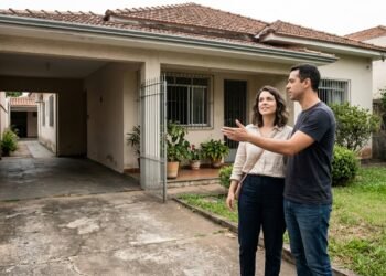 Casal aluga uma casa por R$ 2.400 mensais e encontra câmeras instaladas pelo proprietário na garagem e no quintal; ao questionar os equipamentos, recebe a informação de que fazem parte da segurança do imóvel