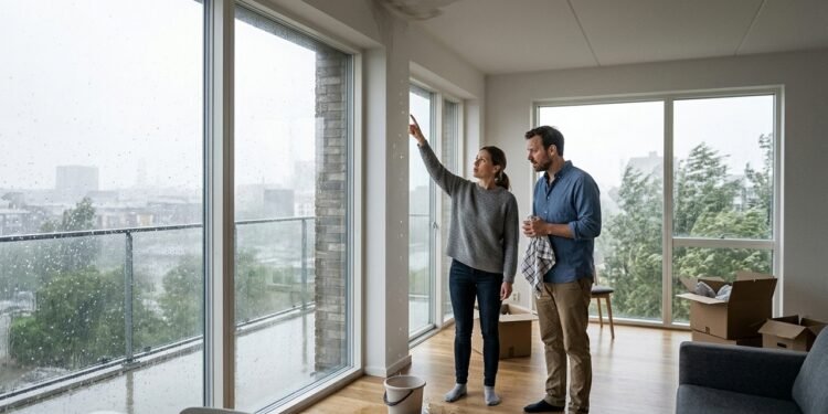 Casal compra apartamento no último andar por R$ 780 mil e, na primeira temporada de chuvas, descobre infiltrações que aparecem apenas quando vento sopra de determinada direção
