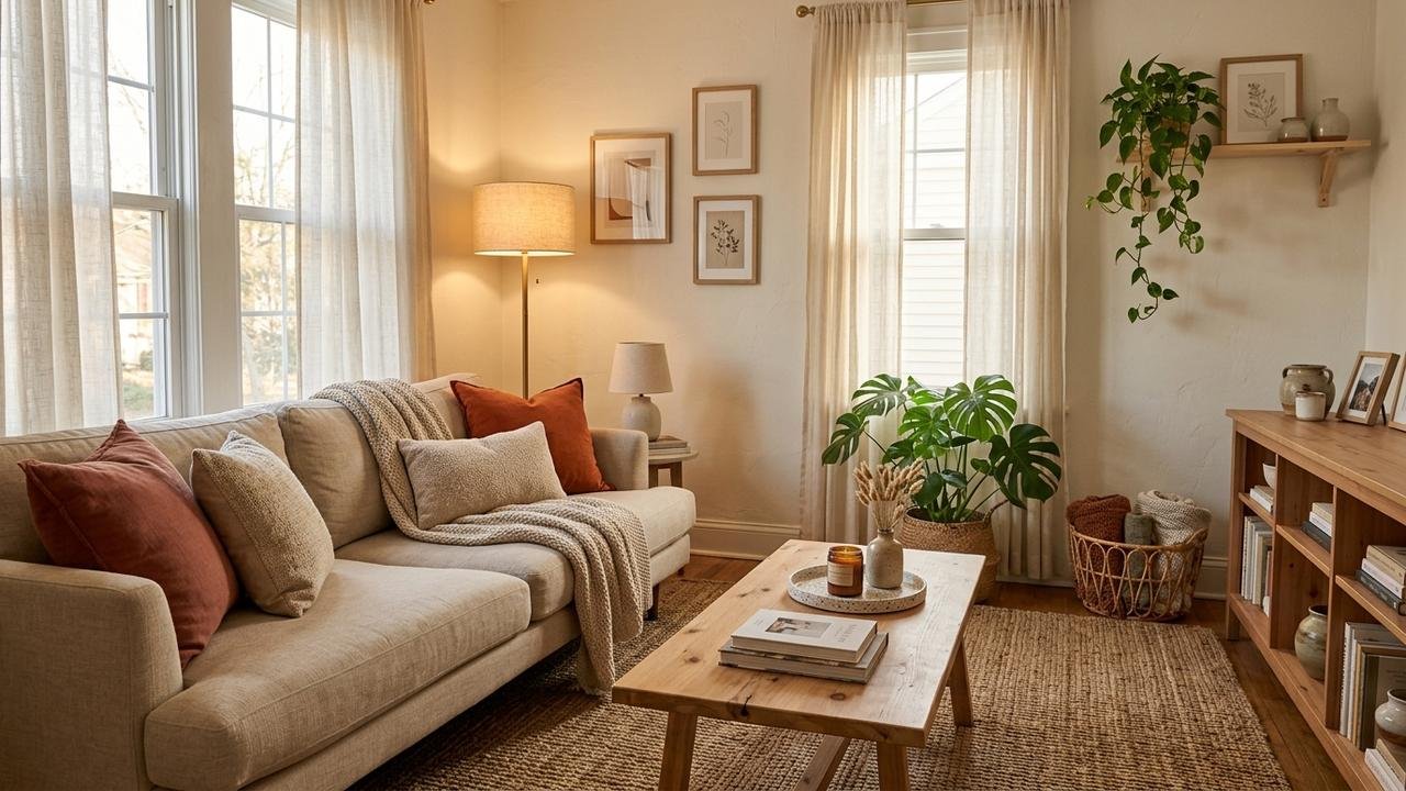 Nem só de móveis novos vive uma casa bonita: estes detalhes com madeira e tons terrosos renovam o ambiente gastando menos