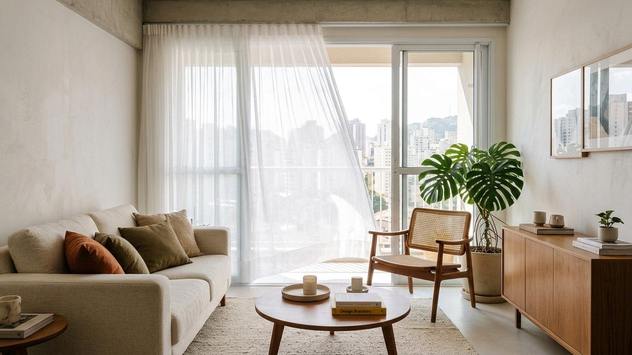 cortinas para salas pequenas