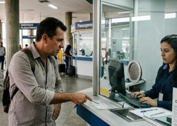 Passageiro compra passagem de ônibus em poltrona leito e descobre no embarque que empresa substituiu o veículo por outro com assentos convencionais