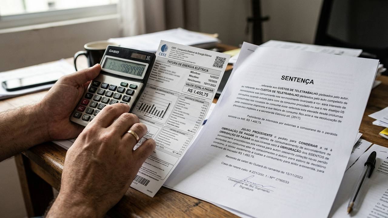 Funcionário gasta R$ 300 extras de luz e internet no home office sem ajuda da empresa e Justiça condena patrão a pagar o reembolso mensal