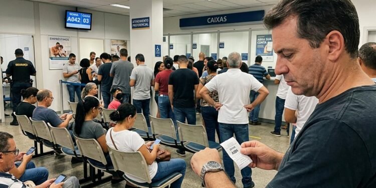 Cliente espera 1 hora na fila de agência bancária para pagar conta, aciona a Justiça por desrespeito à lei e ganha indenização de R$ 5 mil