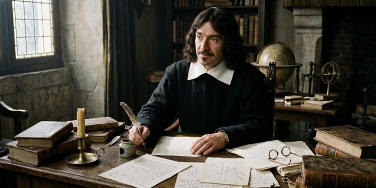 Descartes viveu em uma época de grandes transformações científicas e intelectuais. // Imagem ilustrativa gerada por IA para representar a situação descrita no texto; pessoas, locais e elementos visuais não correspondem necessariamente aos reais