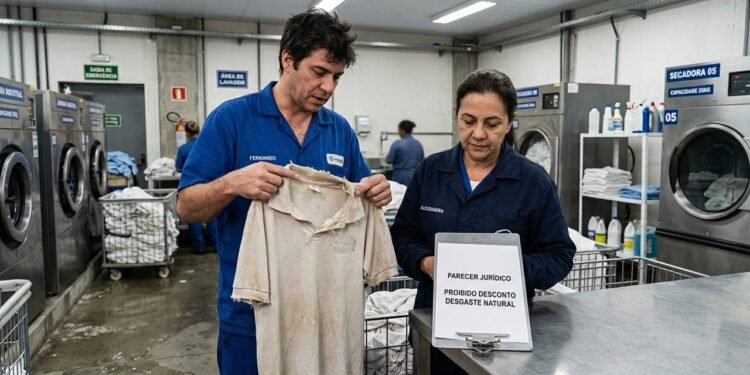 Empresa tenta descontar R$ 150 do salário por uniforme manchado em serviço e Justiça do Trabalho proíbe cobrança por desgaste natural
