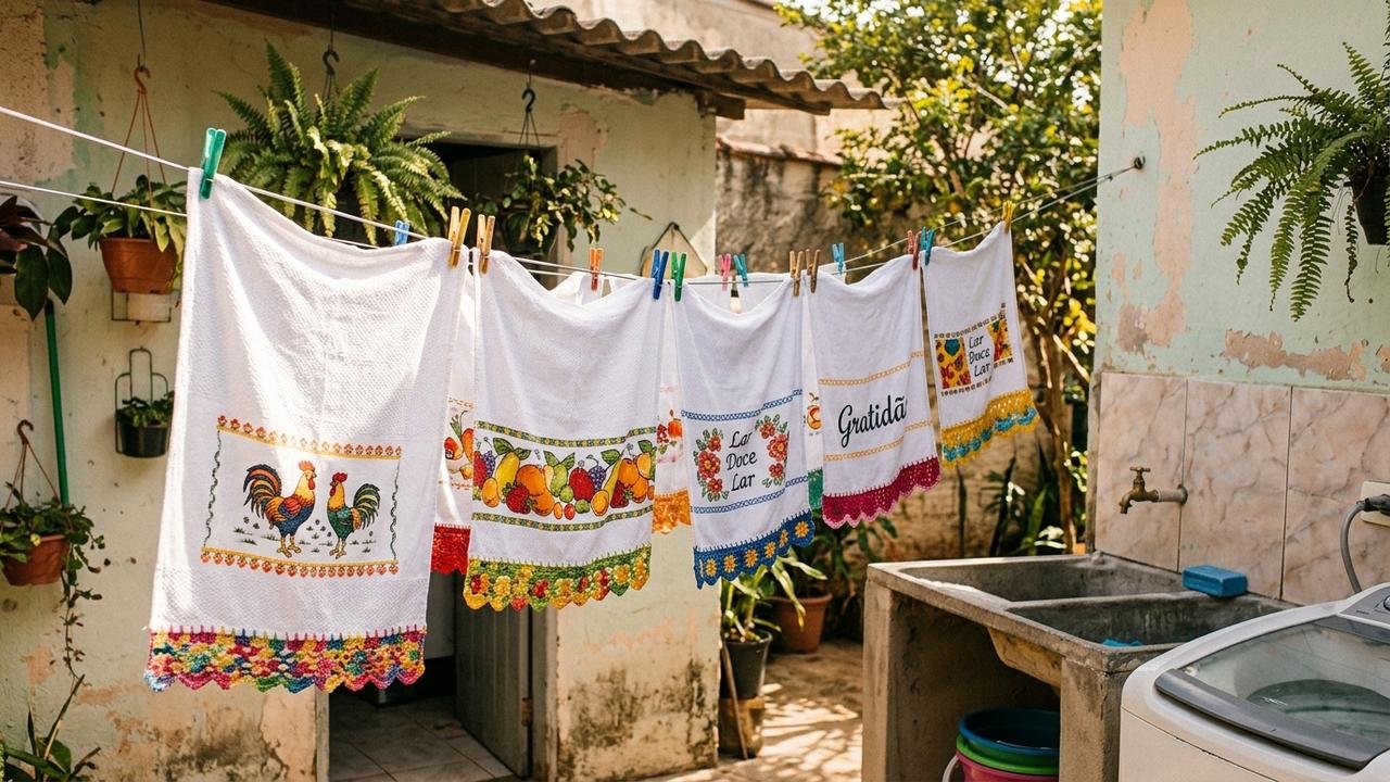 limpar panos de pia