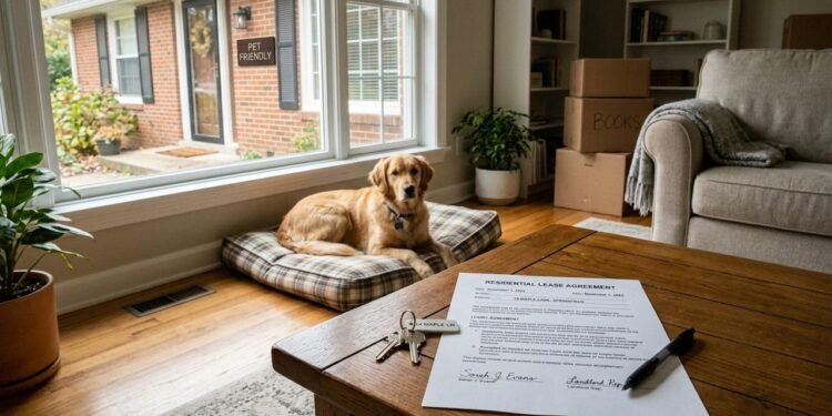 Isso não significa que a expressão “pet friendly”, isoladamente, resolva automaticamente qualquer disputa.  // Imagem ilustrativa gerada por IA para representar a situação descrita no texto; pessoas, locais e elementos visuais não correspondem necessariamente aos reais