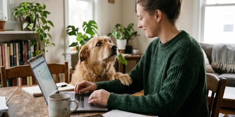 Os cães utilizam diferentes partes do corpo para se comunicar, e as patas também fazem parte dessa linguagem.