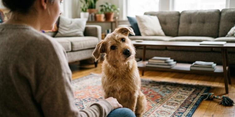 A inclinação lateral da cabeça é um comportamento observado em cães de diferentes raças e idades.