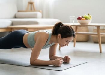 Fazer prancha durante 1 minuto todos os dias fortalece o abdômen, mas conquistar uma barriga definida depende de fatores que vão além do exercício