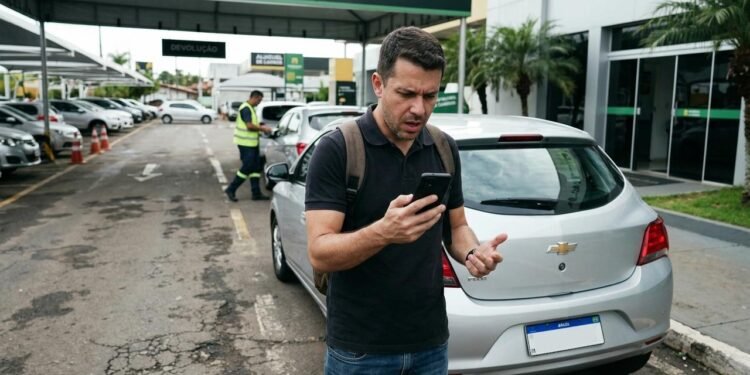 Na história, Ricardo Almeida havia contratado um veículo por R$ 2.900 mensais para atender às necessidades de sua rotina.  // Imagem ilustrativa gerada por IA para representar a situação descrita no texto; pessoas, locais e elementos visuais não correspondem necessariamente aos reais