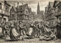 O surto bizarro de 1518 em que centenas de pessoas dançaram sem parar por semanas até o esgotamento total nas ruas