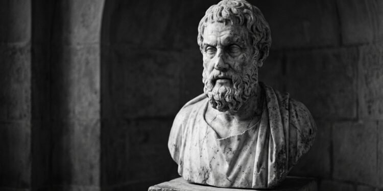 A citação do dia de Epicteto: "Lembre-se de que você é apenas um ator em uma peça, cujo papel é determinado pelo Diretor."
