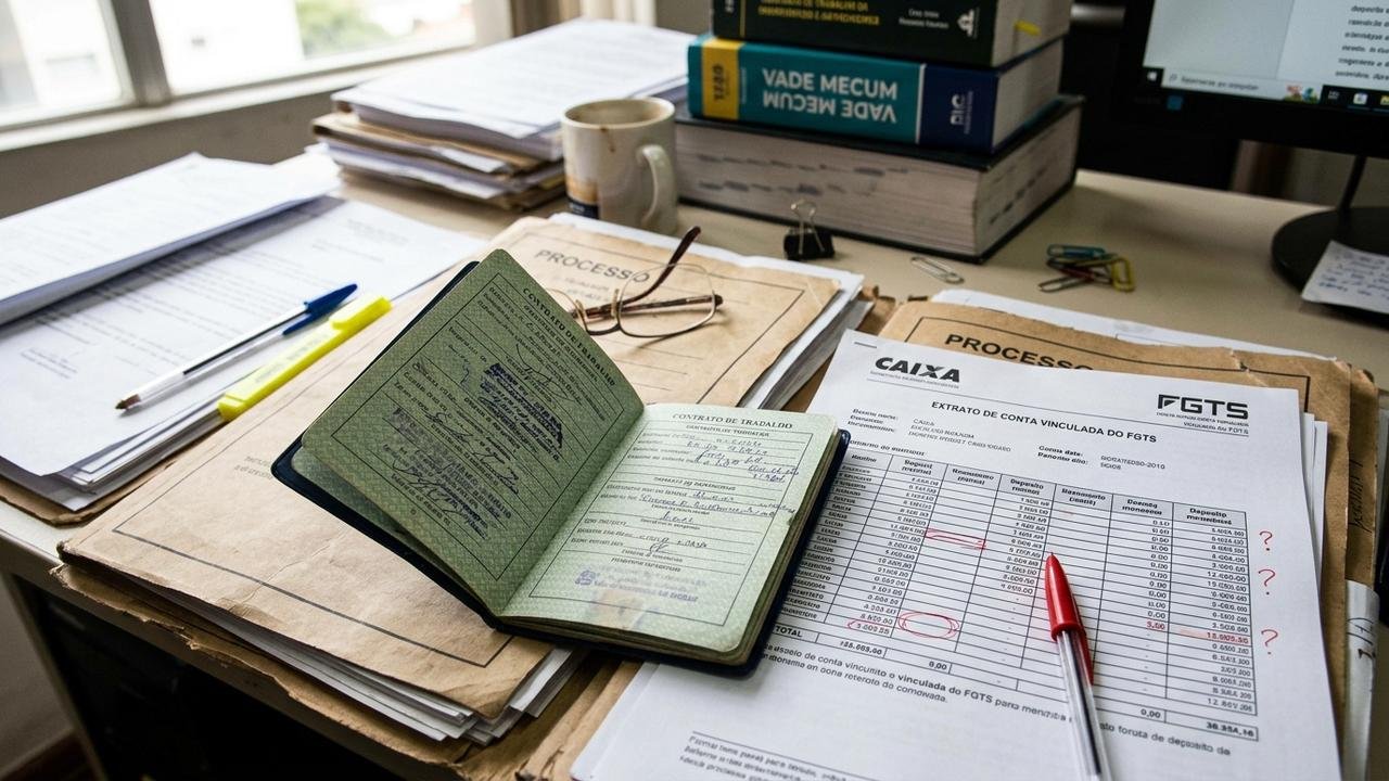 Funcionário descobre rombo de R$ 18 mil no FGTS após anos sem depósitos da empresa e Justiça concede rescisão indireta com saque imediato