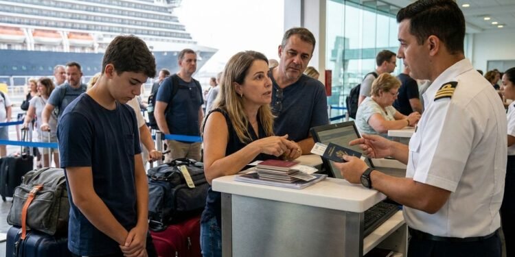 Família compra passagem de cruzeiro por R$ 28 mil, chega ao porto e descobre que um dos passageiros não pode embarcar por exigência documental que não aparecia com clareza na reserva