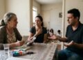 Sogra idosa fica sem renda depois da morte do marido e pede ajuda mensal ao genro que sustenta filha e netos; família discute quem realmente possui obrigação alimentar