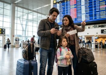 mudança de aeroporto de embarque