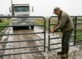 Dono de fazenda autoriza vizinho a usar estrada interna durante período de chuva e, anos depois, passagem vira rota diária de caminhões e proprietário decide fechar o acesso