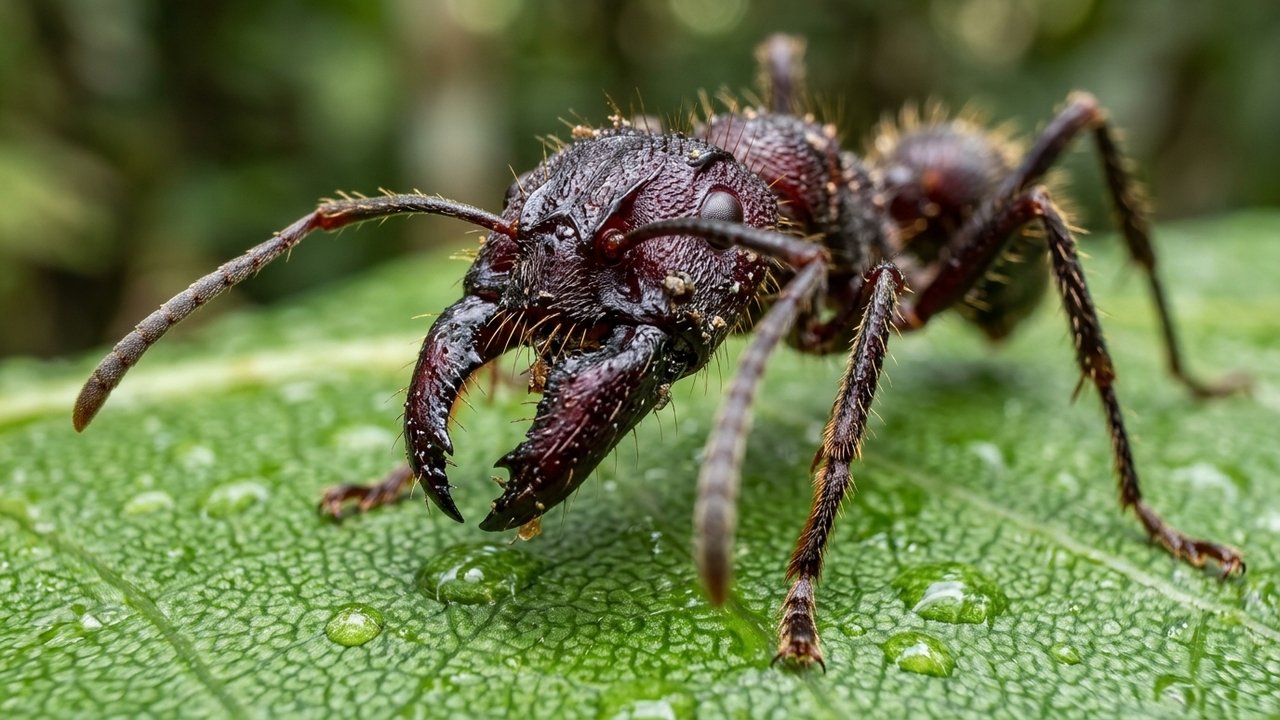 A ferroada da formiga-cabo-verde que carrega a dor mais violenta do reino animal e foi comparada a levar um tiro na pele