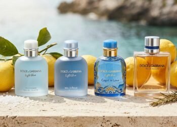 4 perfumes masculinos da Dolce & Gabbana para quem prefere fragrâncias leves, cítricas e refrescantes no dia a dia