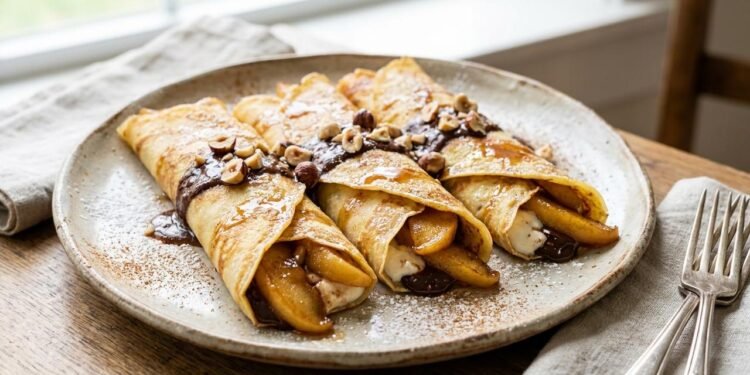 panqueca doce recheada