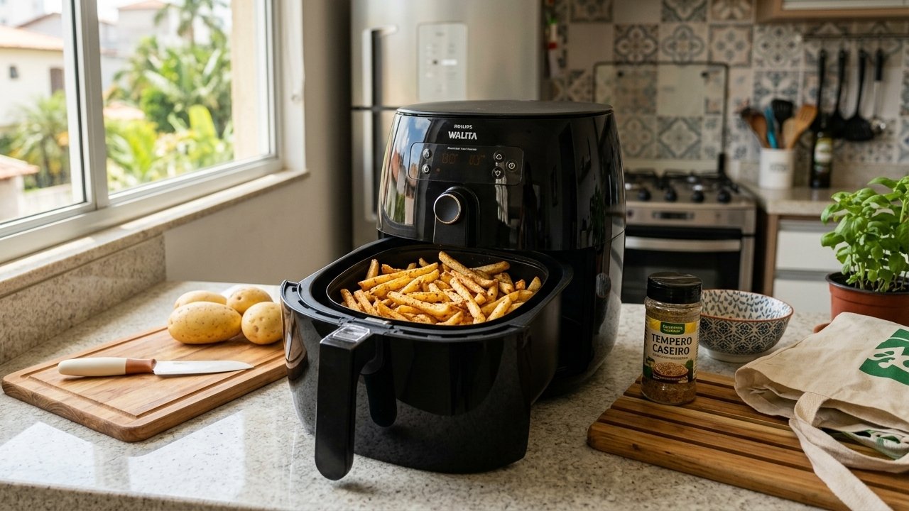 air fryer ou micro-ondas