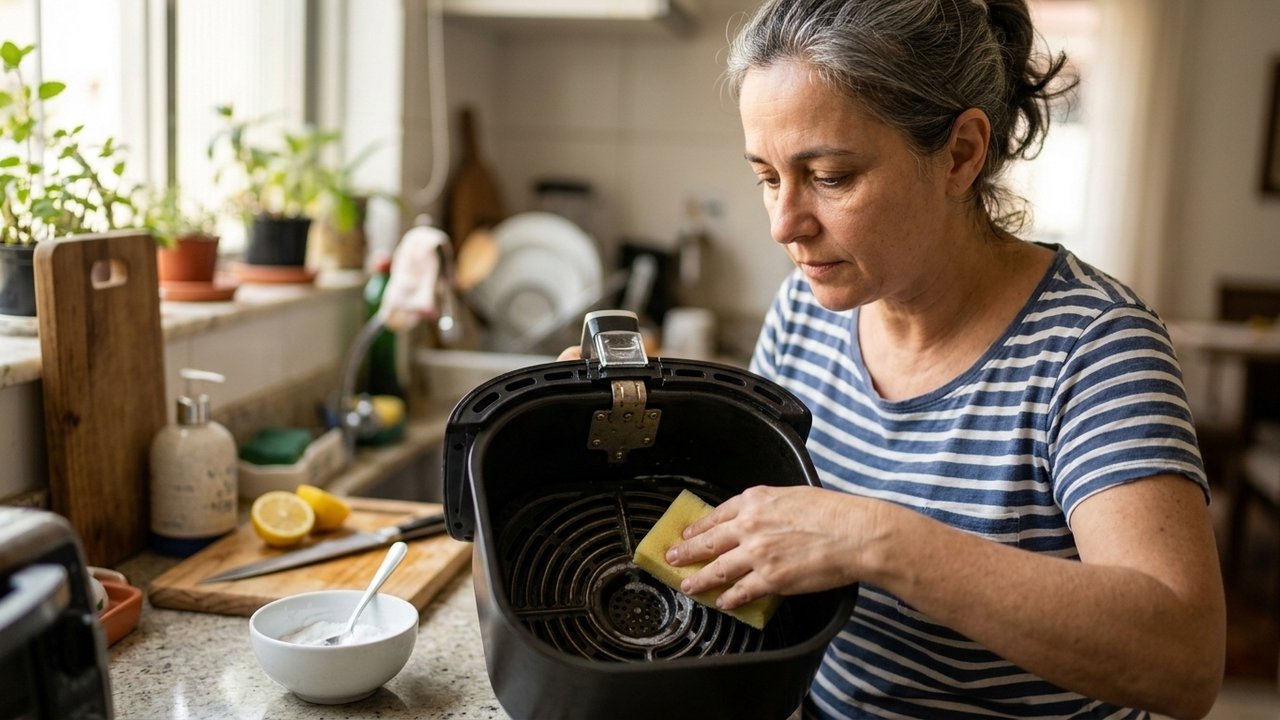 bicarbonato na air fryer