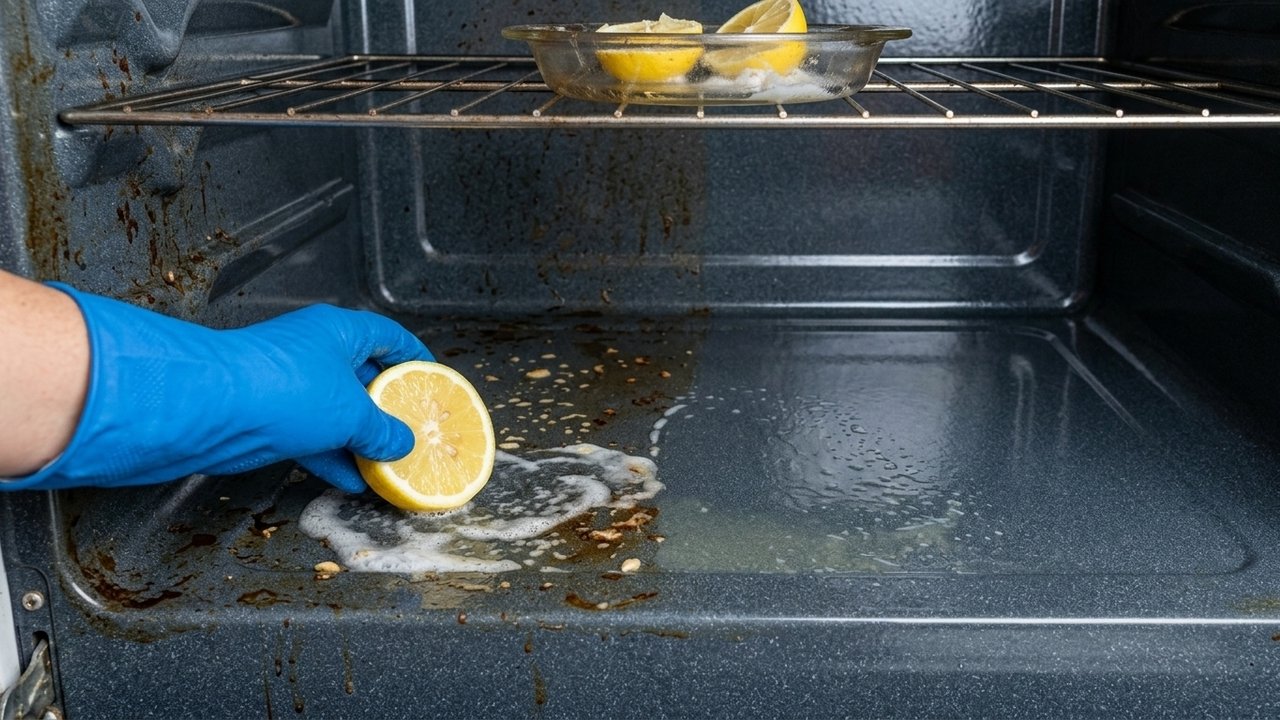 Especialistas revelam por que esfregar limão no forno limpa sujeiras difíceis rapidamente e o truque fácil que o deixa parecendo novo.